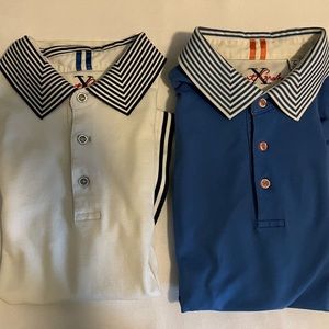 Polo T-shirt’s - 2 polos Robert Graham both size M slim -
